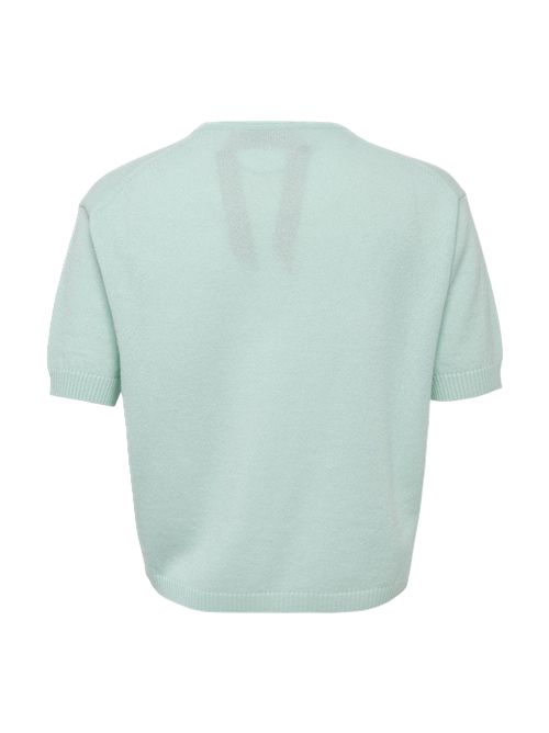 Maglia con maniche corte e logo N°21 acquamarina N.21 | A031 - 9009 - 5507VERDE ACQUA